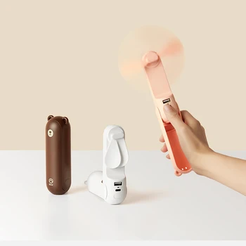 Xiaomi Mini ventilateur portatif portatif beau petit ours Usb pliable polyvalent ventilateur extérieur Rechargeable ventilateur
Xiaomi Mini ventilateur portatif portatif beau petit ours Usb pliable polyvalent ventilateur extérieur Rechargeable ventilateur