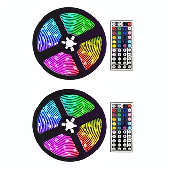 5M Led Strip Lights with 44 Keys Remote Flexible Color Changing RGB Light Strips for Bedroom DIY Decoration 
5M Led Strip Lights with 44 Keys Remote Flexible Color Changing RGB Light Strips for Bedroom DIY Decoration