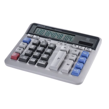 12 Digit Display Multi-functional Large Computer Electronic Calculator Counter Solar & Battery Power Big Button for Office
12 Digit Display Multi-functional Large Computer Electronic Calculator Counter Solar & Battery Power Big Button for Office