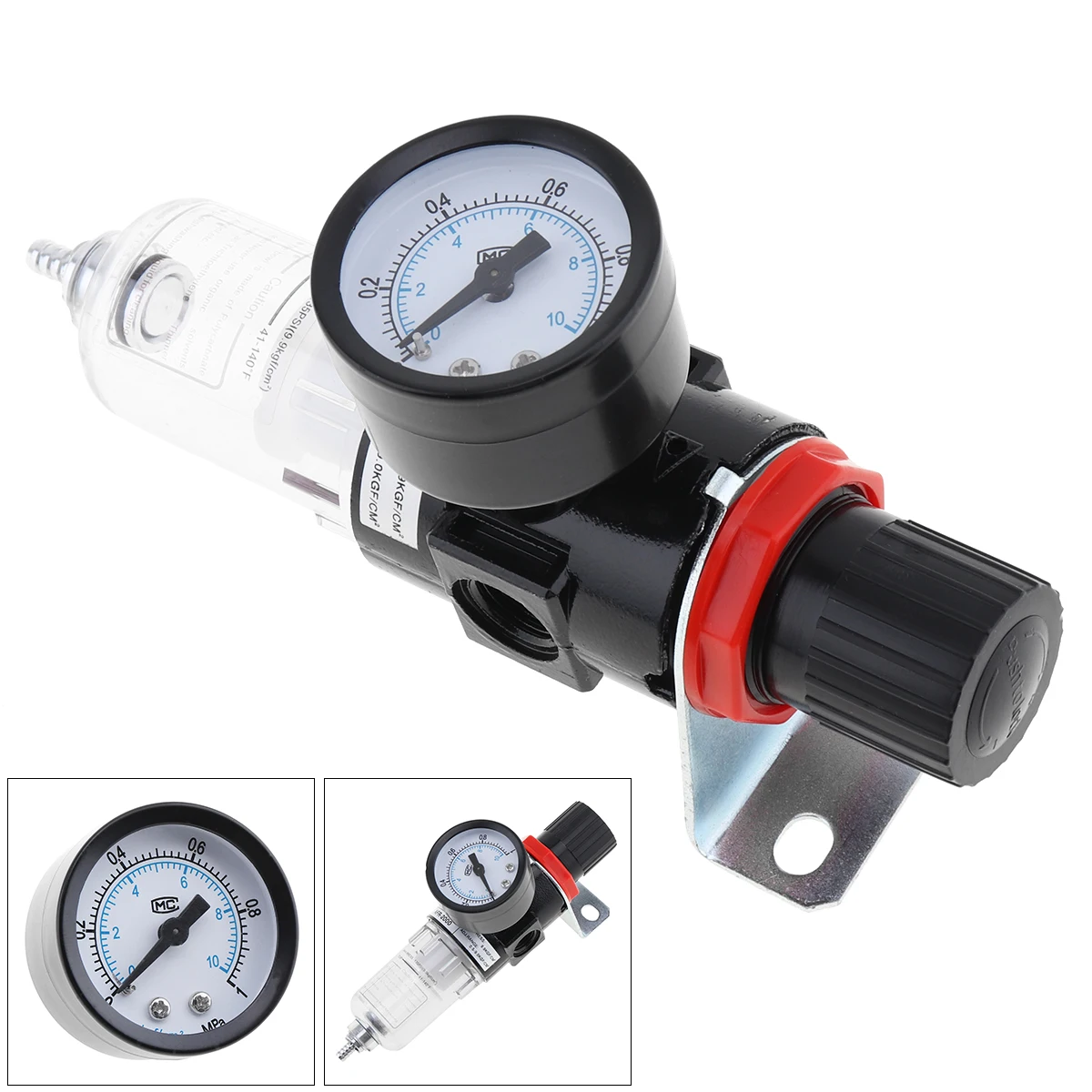 Pneumatic Air Source Treatment Filter Regulator w Pressure Gauge AFR-2000 Compressors
Pneumatic Air Source Treatment Filter Regulator w Pressure Gauge AFR-2000 Compressors