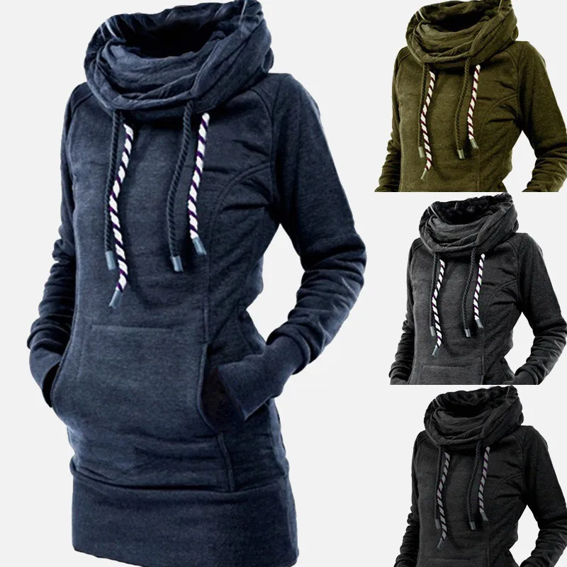 Women Turtleneck Pullover Robe Plain Thick Hoodies Poleron Mujer 2020 Warm Tunic Sweatshirt Embroidered Star Long Hoodie Dress
Women Turtleneck Pullover Robe Plain Thick Hoodies Poleron Mujer 2020 Warm Tunic Sweatshirt Embroidered Star Long Hoodie Dress