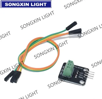 DS18B20 Temperature Sensor Module Kit Waterproof 100CM Digital Sensor Cable Stainless Steel Probe Terminal Adapter For Arduino
DS18B20 Temperature Sensor Module Kit Waterproof 100CM Digital Sensor Cable Stainless Steel Probe Terminal Adapter For Arduino
