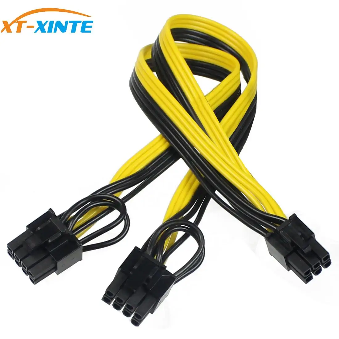 Adapter PCI-E 6 pin to Dual 6+2 8 Power Splitter Graphics PCI Express for mining video card gpu riser extension cable | Компьютеры и