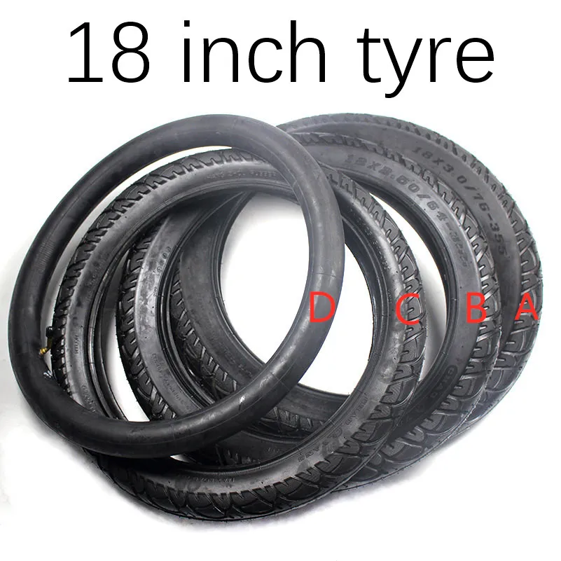 Goede Kwaliteit 18x3.0, 18x2.50, 18x2.125 Multi-stijl 18 Inch Binnenband en  Buitenband Past Veel Gas Elektrische Scooters en E -fiets - AliExpress  Automobiles \u0026 Motorcycles