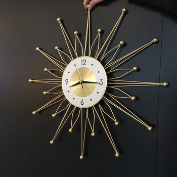 Luxury Large Wall Clocks Metal Wall Clock Modern Design For Living Room 3D Decoration Big Clocks Wall Watch Iron Art Home MJ1105
Luxury Large Wall Clocks Metal Wall Clock Modern Design For Living Room 3D Decoration Big Clocks Wall Watch Iron Art Home MJ1105
