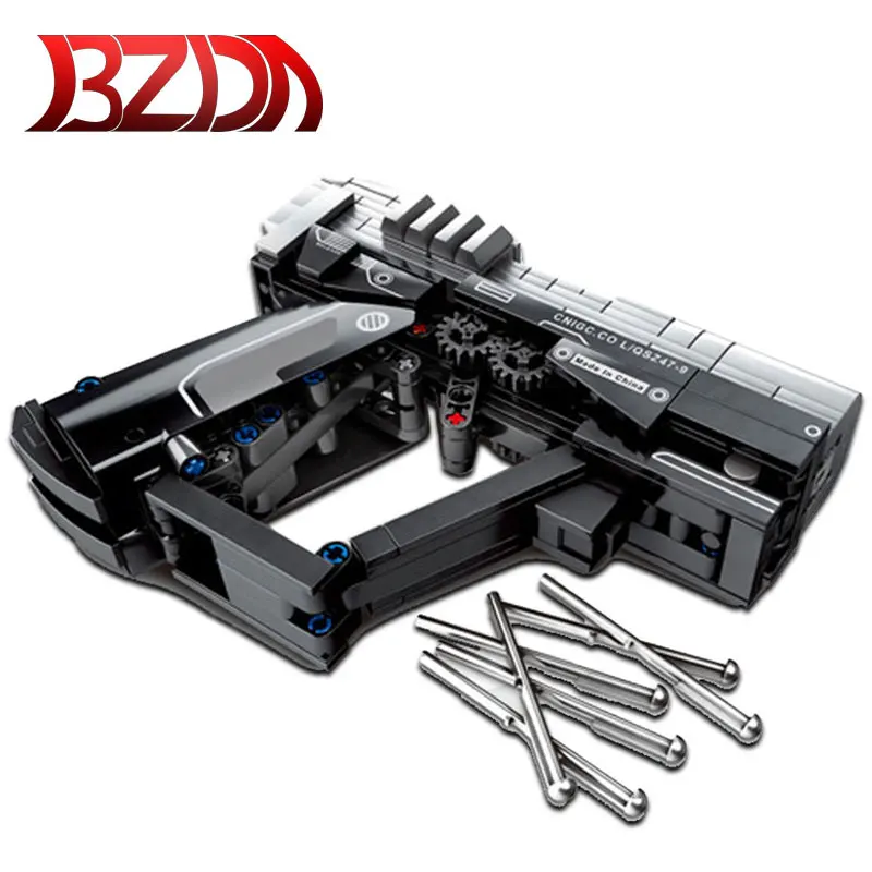 BZDA Toy Gun Model Pistol Gun Building Blocks Creative Technology Kit DIY Assembly Military Weapon Children's Game Toy Gift
BZDA Toy Gun Model Pistol Gun Building Blocks Creative Technology Kit DIY Assembly Military Weapon Children's Game Toy Gift