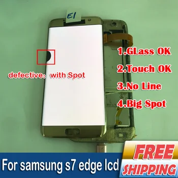 New 5.5'' AMOLED LCDs Replacement For Samsung Galaxy S7 edge LCD G935 G935F LCD Display Screen Digitizer Assembly with Big Dots
New 5.5'' AMOLED LCDs Replacement For Samsung Galaxy S7 edge LCD G935 G935F LCD Display Screen Digitizer Assembly with Big Dots