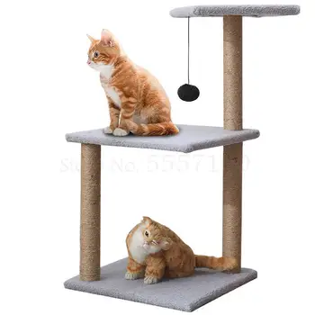 Cat climbing frame sisal small cat scratching post cat tree cat jumping cat scratch tree shelf wear-resistant cat grinding claw
Cat climbing frame sisal small cat scratching post cat tree cat jumping cat scratch tree shelf wear-resistant cat grinding claw
