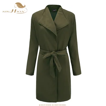 SISHION Women Wool Blend Overcoat with Sashes Female Casual Wool QY0327 Winter Outwear Turn-Down Collar Slim LadiesTrench Coats
SISHION Women Wool Blend Overcoat with Sashes Female Casual Wool QY0327 Winter Outwear Turn-Down Collar Slim LadiesTrench Coats