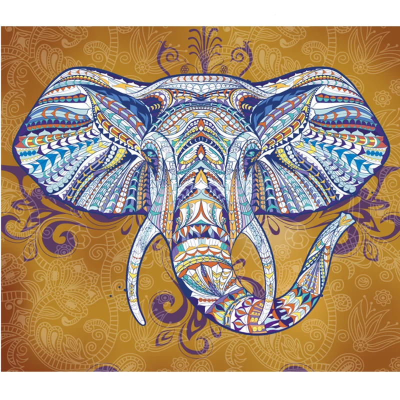 

Colorful Elephant Tapestry Wall Tapestry Wall Hanging Psychedelic Tapestry Tapestry Decor for Bedroom Living Room M1177