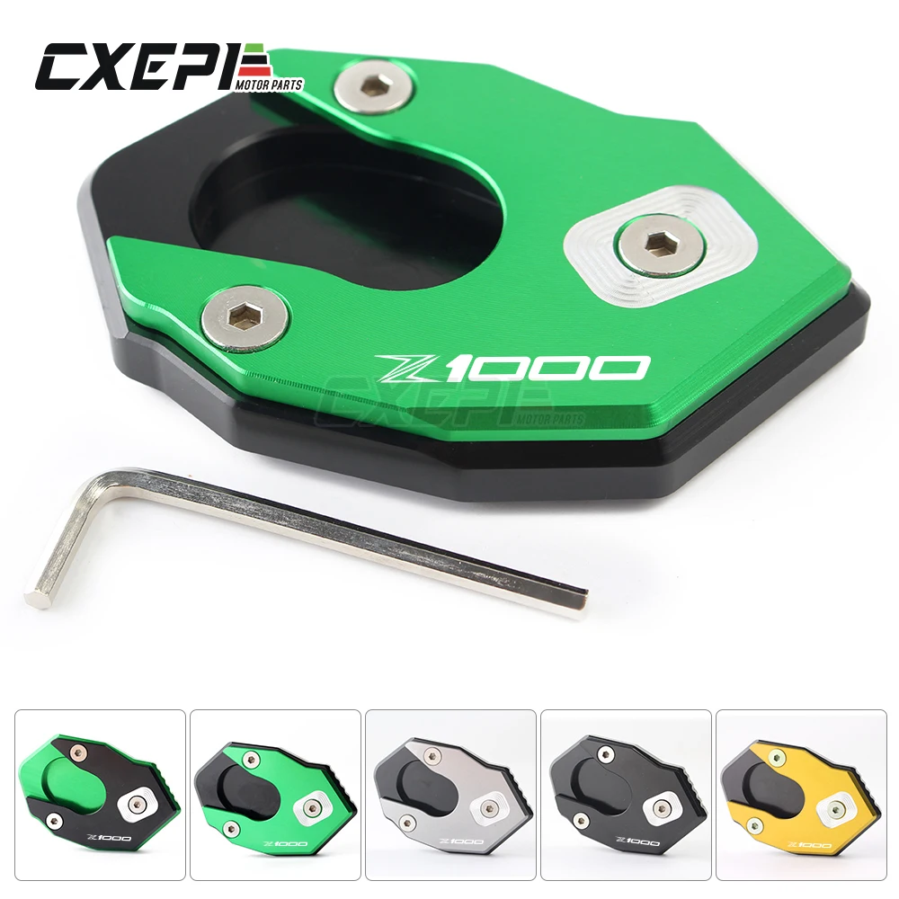 For Kawasaki Z650 Z900 Z1000/SX Z800 ER-6N ZX6R ZX10R ZX14R Motorcycle CNC Alunimun Kickstand Plate Extension Pad Stand Enlarger
For Kawasaki Z650 Z900 Z1000/SX Z800 ER-6N ZX6R ZX10R ZX14R Motorcycle CNC Alunimun Kickstand Plate Extension Pad Stand Enlarger