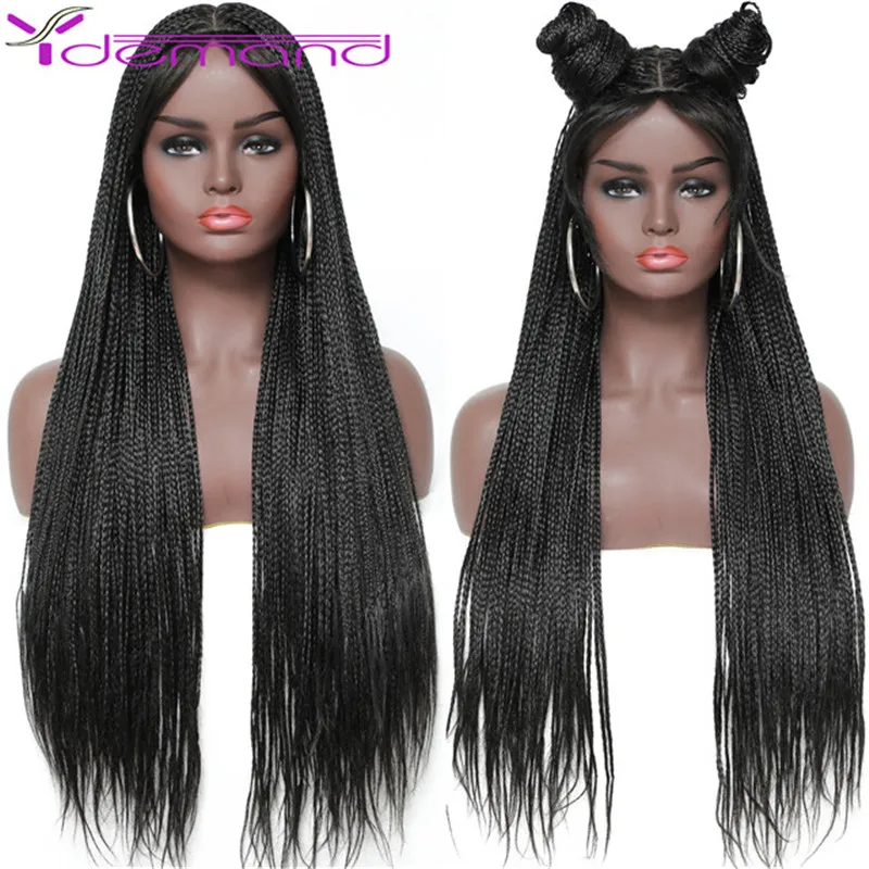 Y Demand Long Full Toys Braided Wig High Quality Synthetic Braided With Baby Hair Wigs For Black Women Cheap Braid Hair Wig
Y Demand Long Full Toys Braided Wig High Quality Synthetic Braided With Baby Hair Wigs For Black Women Cheap Braid Hair Wig