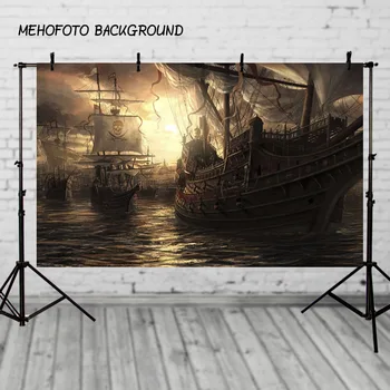 Photography Backdrop Sunset Sea Cloud Pirate Ship Skull Sail newborn prop photo booth Pirate Ship backdrop fabric Backdrop S2738
Photography Backdrop Sunset Sea Cloud Pirate Ship Skull Sail newborn prop photo booth Pirate Ship backdrop fabric Backdrop S2738