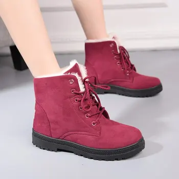 Snow boots 2019 classic heels suede women winter boots warm fur plush Insole ankle boots women shoes hot lace-up shoes woman
Snow boots 2019 classic heels suede women winter boots warm fur plush Insole ankle boots women shoes hot lace-up shoes woman