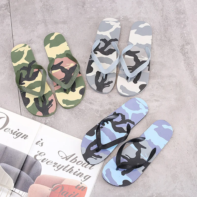 2019 New Style Flip-flops Men's Camouflage Slipper Fashion Slippers Couples Herringbone Seaside Sandals Anti-slip Women's
2019 New Style Flip-flops Men's Camouflage Slipper Fashion Slippers Couples Herringbone Seaside Sandals Anti-slip Women's