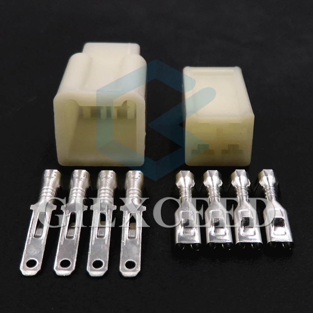 2 Sets 4 Pin 6130-2340 Auto Unsealed Electrical Connector 2.8 Series 6130-0540 Automotive Fuel Pump Male Female Socket
2 Sets 4 Pin 6130-2340 Auto Unsealed Electrical Connector 2.8 Series 6130-0540 Automotive Fuel Pump Male Female Socket