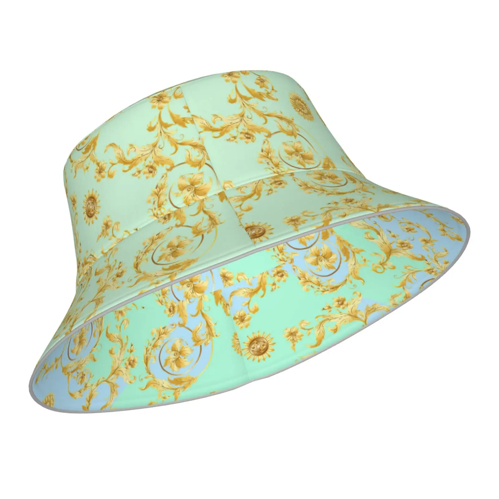 NOISYDESIGNS Reversible Bucket Hat Retro 3D European Flower Pattern Fisherman's Hat Foldable Night Reflect Light Bucket Hat
NOISYDESIGNS Reversible Bucket Hat Retro 3D European Flower Pattern Fisherman's Hat Foldable Night Reflect Light Bucket Hat
