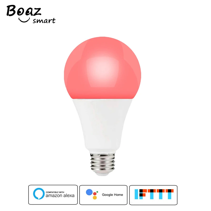 Boaz-EC E27 7W Smart Wifi Bulb Remote Control Changeable Smart Led Bulb Light Alexa Echo Google Home IFTTT Tuya Smart
Boaz-EC E27 7W Smart Wifi Bulb Remote Control Changeable Smart Led Bulb Light Alexa Echo Google Home IFTTT Tuya Smart