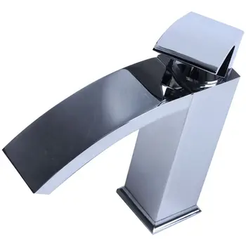 Modern Monobloc Basin Sink Mixer Tap with Chrome Finish, Waterfall Sink Tap Faucet for Bathroom and Kitchen
Modern Monobloc Basin Sink Mixer Tap with Chrome Finish, Waterfall Sink Tap Faucet for Bathroom and Kitchen