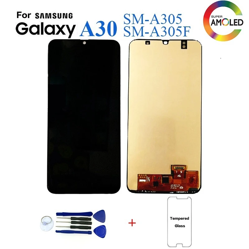 For Samsung's Galaxy A30 SM-A305F LCD Display Touch Screen Replacement For Samsung A30 A305 A305F display lcd screen module
For Samsung's Galaxy A30 SM-A305F LCD Display Touch Screen Replacement For Samsung A30 A305 A305F display lcd screen module