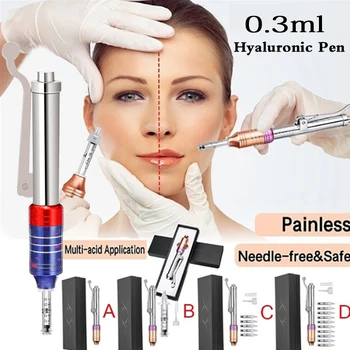 0.3ml High Pressure Hyaluronic Pen for Black Friday Atomizer Hyaluronic Acid Injection Gun Wrinkle Removal Lifting Lip Filler
0.3ml High Pressure Hyaluronic Pen for Black Friday Atomizer Hyaluronic Acid Injection Gun Wrinkle Removal Lifting Lip Filler