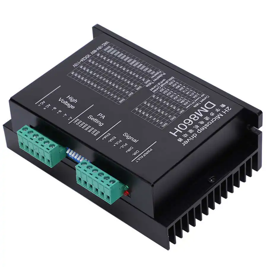 Step Motor Driver Stepper Controls Drives High-Speed Response DM860H Stepper Drives
Step Motor Driver Stepper Controls Drives High-Speed Response DM860H Stepper Drives