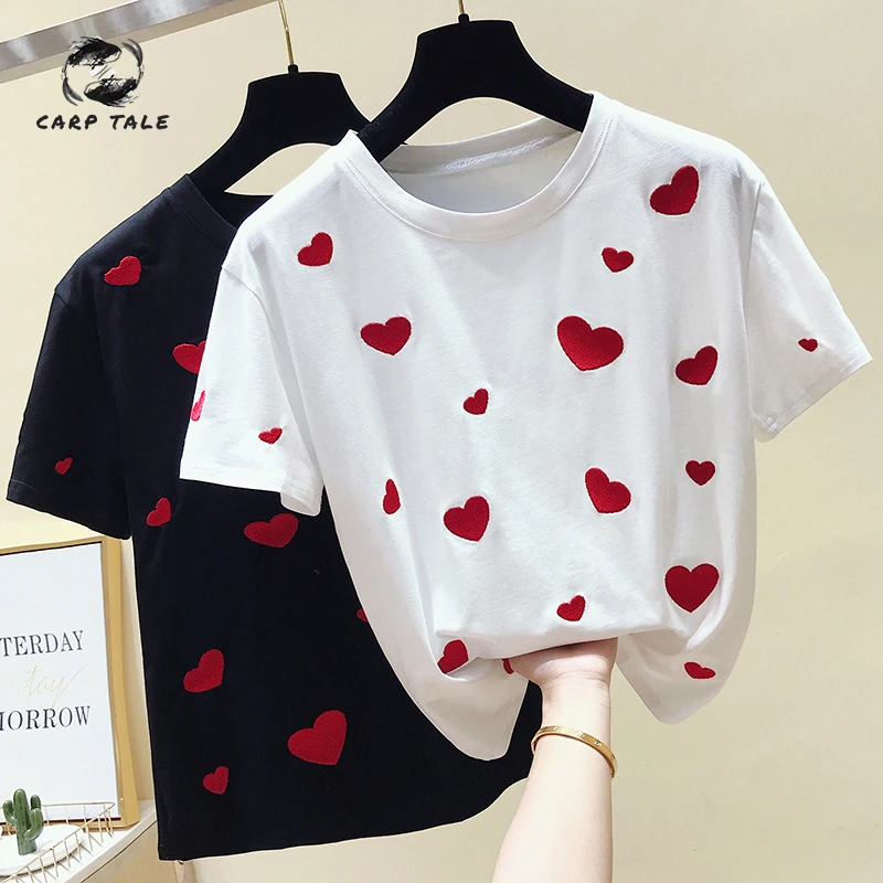 Ins Super Fire Short-sleeved T-shirt Women's Loose 2019 Spring and Summer New Net Red Half-sleeved White T-shirt Wild Tide Top
Ins Super Fire Short-sleeved T-shirt Women's Loose 2019 Spring and Summer New Net Red Half-sleeved White T-shirt Wild Tide Top