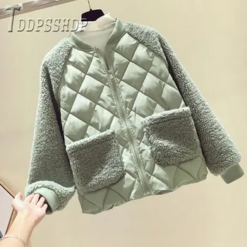 2019 Rhombus Candy Color Women Parkas Winter Imitation Lambswool Round Neck Female Coat
2019 Rhombus Candy Color Women Parkas Winter Imitation Lambswool Round Neck Female Coat