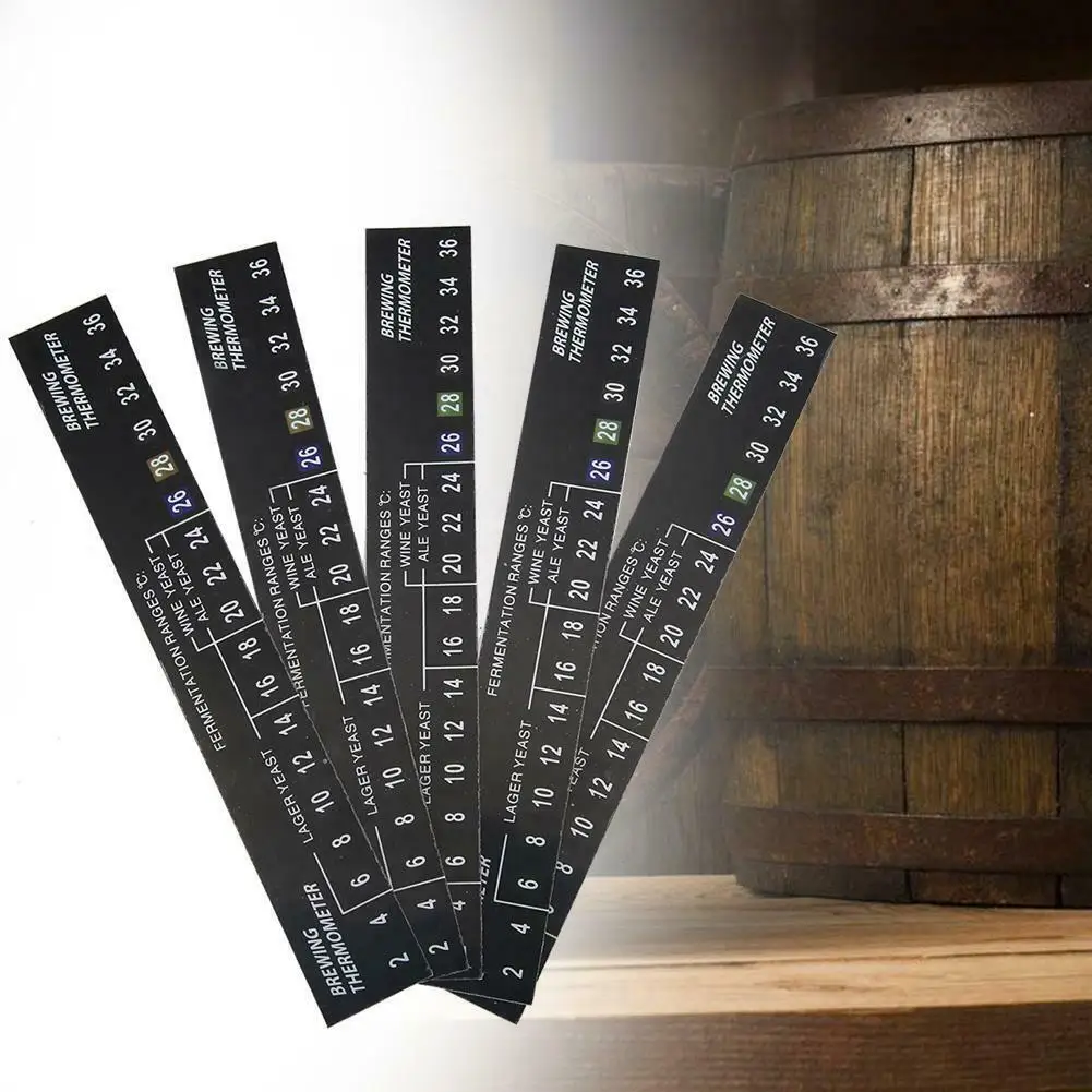 5Pcs Degree Home Thermometer Brew Adhesive Beer Wine Temperature Meter Sticker Thermometer Household Thermometer Stickers
5Pcs Degree Home Thermometer Brew Adhesive Beer Wine Temperature Meter Sticker Thermometer Household Thermometer Stickers
