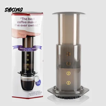 Pressure Portable Plastic Coffee Maker Hand Held Mini Black Hand Pressed Espresso Machine Handpress Coffee Machine
Pressure Portable Plastic Coffee Maker Hand Held Mini Black Hand Pressed Espresso Machine Handpress Coffee Machine