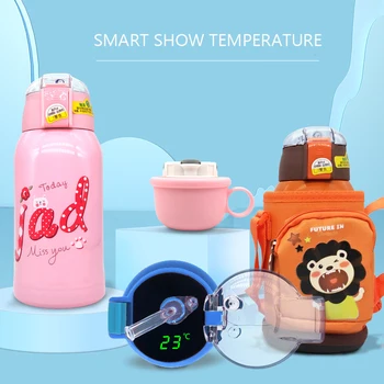 New Children Smart Thermos Bottle Temperature Display Stainless Steel Water Thermal Cup With Straw LCD Touch Screen Waterproof
New Children Smart Thermos Bottle Temperature Display Stainless Steel Water Thermal Cup With Straw LCD Touch Screen Waterproof