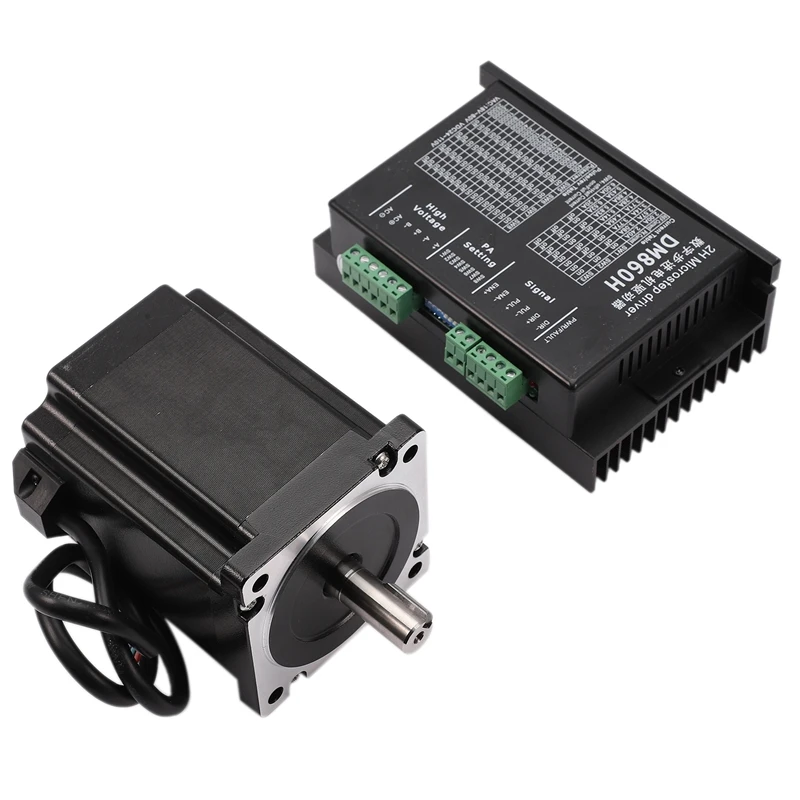 86BYG250D 8.5NM Stepper Motor+DMA860H Stepper Motor Driver Stepper with fan 2-phase for 57 86 Stepper Motor Nema 23 34
86BYG250D 8.5NM Stepper Motor+DMA860H Stepper Motor Driver Stepper with fan 2-phase for 57 86 Stepper Motor Nema 23 34