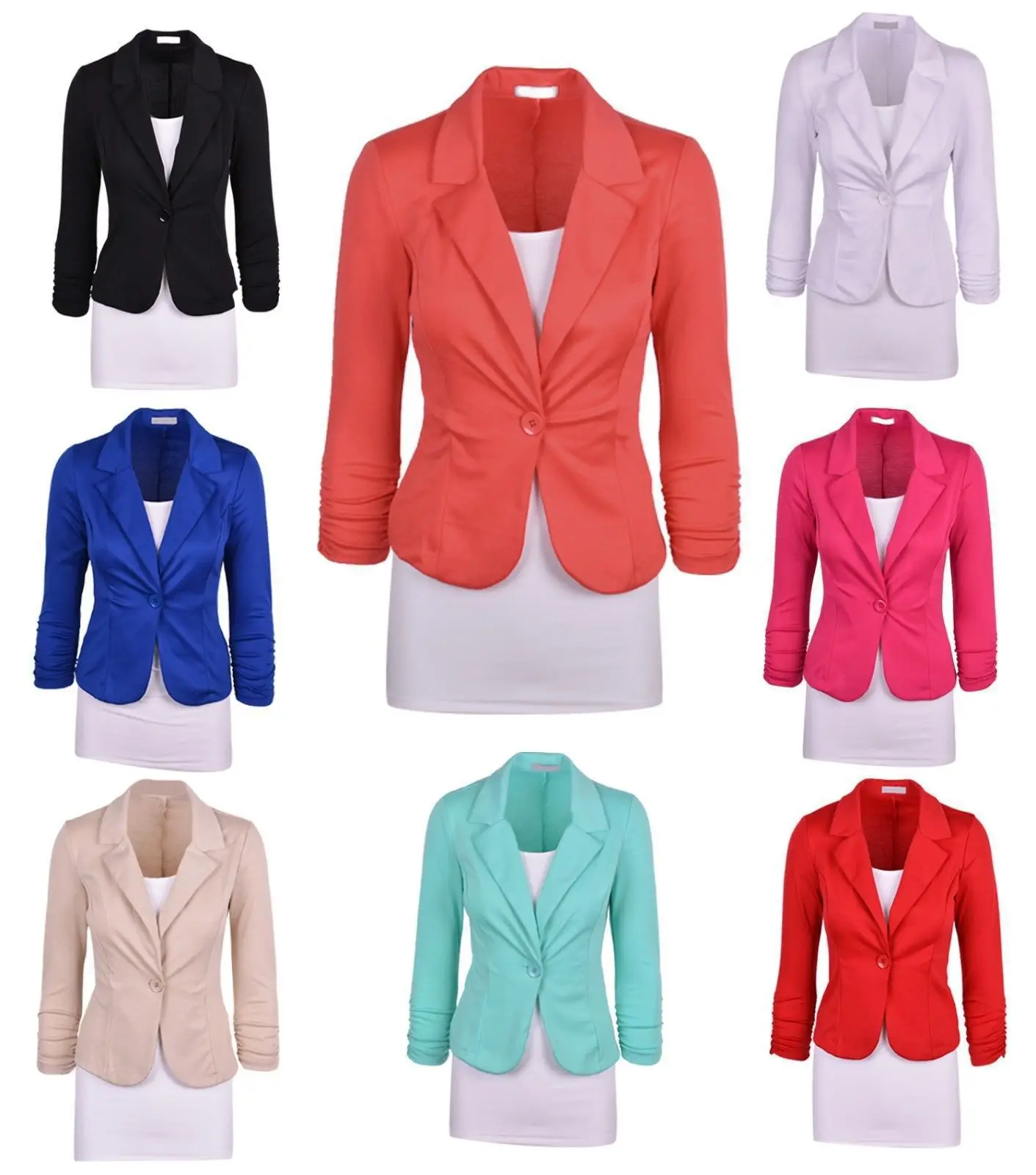 Ebay Amazon small suit wholesale New style Slim fit one-button suit jacket women's currently available
Ebay Amazon small suit wholesale New style Slim fit one-button suit jacket women's currently available