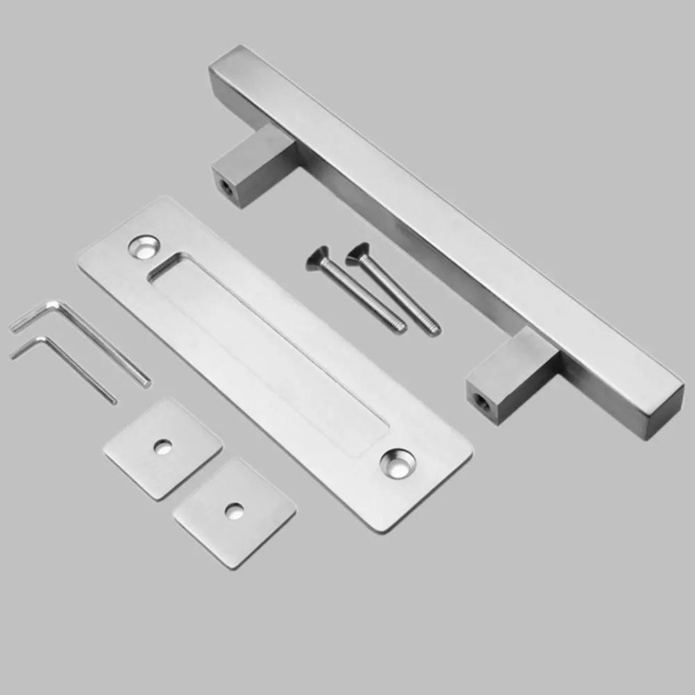 Pull Square Durable Sliding Home Wear Resistant Heavy Duty Practical Hardware Door Handle Set Easy Install Stainless Steel Gates
Pull Square Durable Sliding Home Wear Resistant Heavy Duty Practical Hardware Door Handle Set Easy Install Stainless Steel Gates