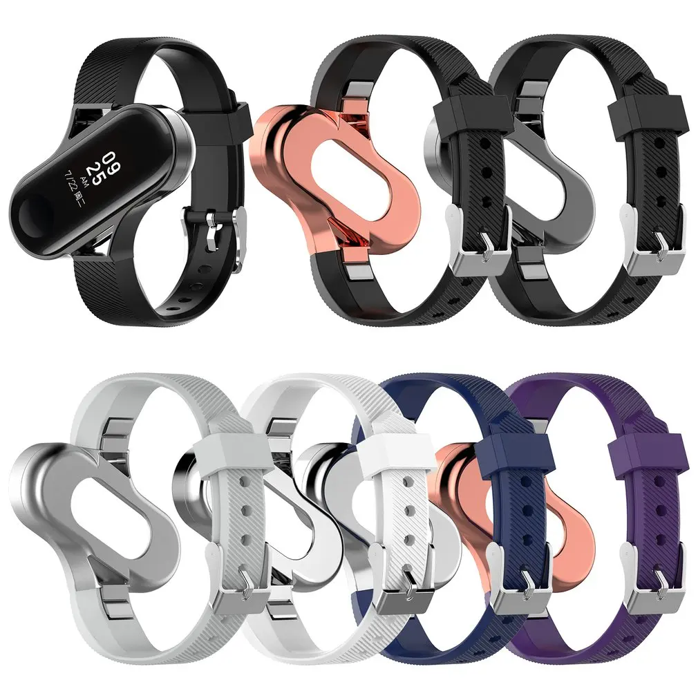 Metal Frame Smart Watch Rubber Mi Band 4 Wristband Smart Sports Bracelet Wristband Strap Smart Ring
Metal Frame Smart Watch Rubber Mi Band 4 Wristband Smart Sports Bracelet Wristband Strap Smart Ring