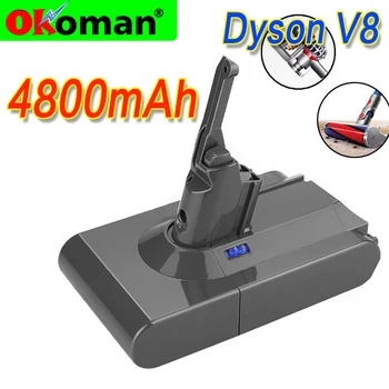 4800mAh 21.6V Battery For Dyson V8 Battery for Dyson V8 Absolute /Fluffy/Animal/ Li-ion Vacuum Cleaner rechargeable Battery
4800mAh 21.6V Battery For Dyson V8 Battery for Dyson V8 Absolute /Fluffy/Animal/ Li-ion Vacuum Cleaner rechargeable Battery