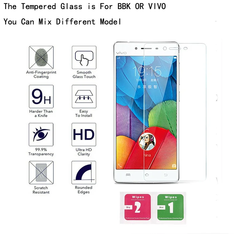 Закаленное защитное стекло премиум класса для BBK ViVO X11 X11S X20 Plus X21 X21i X23 X27 Pro X1 10