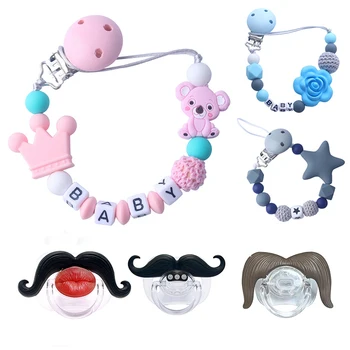 Safe Teething Chain For Infant Pacifier Clips Chains Cartoon Animals Teething Beads Food Grade Silicone Pacifier Holder Clips
Safe Teething Chain For Infant Pacifier Clips Chains Cartoon Animals Teething Beads Food Grade Silicone Pacifier Holder Clips