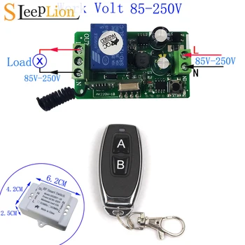 Remote Control Smart Relay Switch 85V 110-220V 10A Transmitter Receiver 433MHz Module Learning Code Relay 220V
Remote Control Smart Relay Switch 85V 110-220V 10A Transmitter Receiver 433MHz Module Learning Code Relay 220V