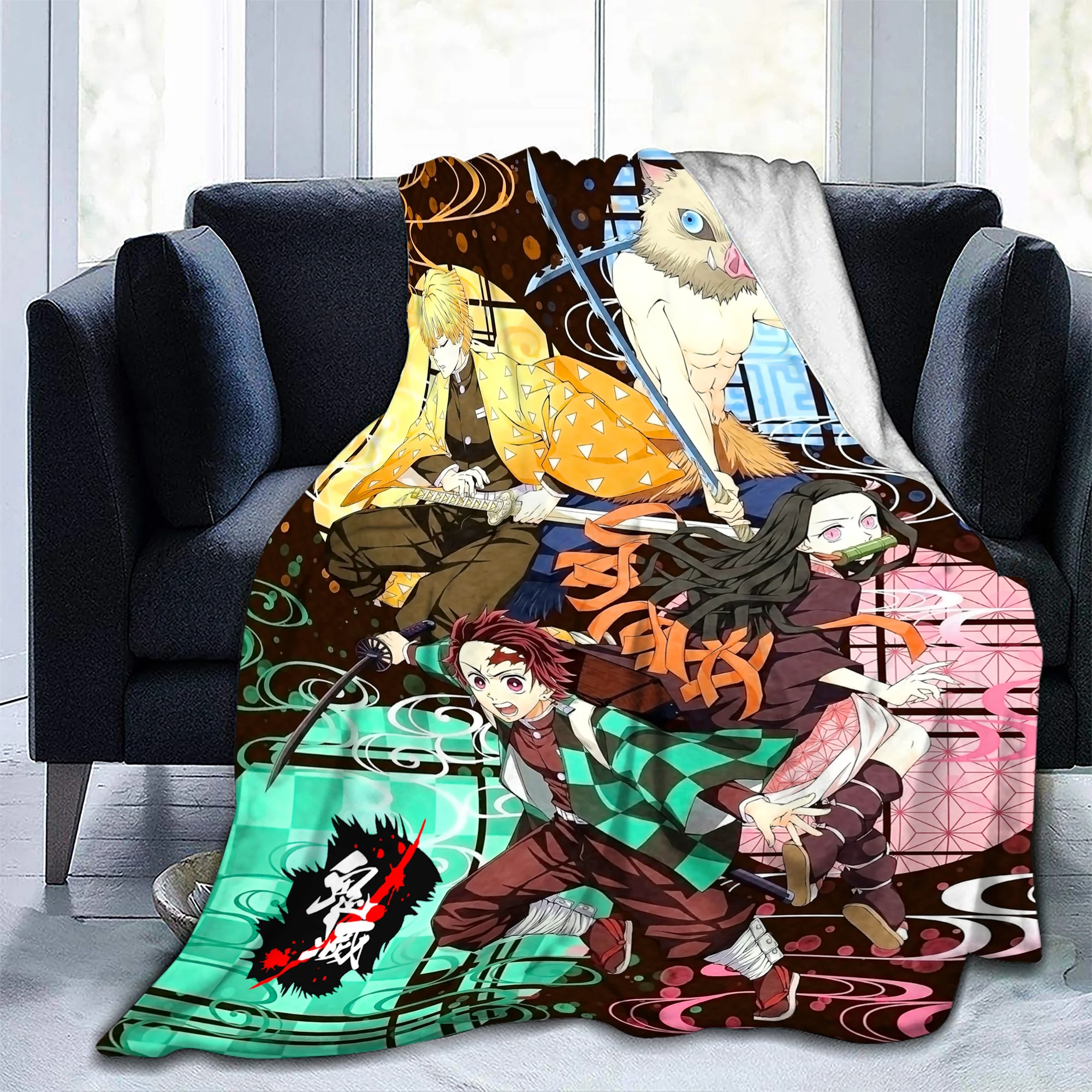 Blanket Anime Flannel Blankets Cover Home Decorative Cartoon Anime Demon Slayer Spring/Autumn Quilt For Adult Kids Bedding
Blanket Anime Flannel Blankets Cover Home Decorative Cartoon Anime Demon Slayer Spring/Autumn Quilt For Adult Kids Bedding