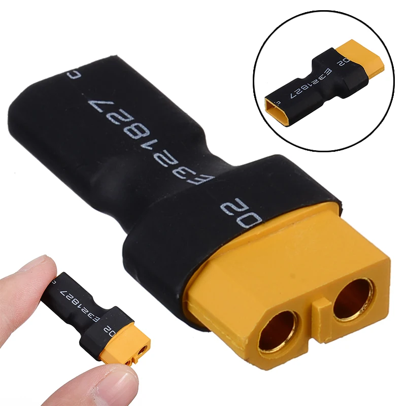 XT30 Male to XT60 Female Power Adapter Converter RC Drone Connector Adapter Battery Converter Plug Accessories