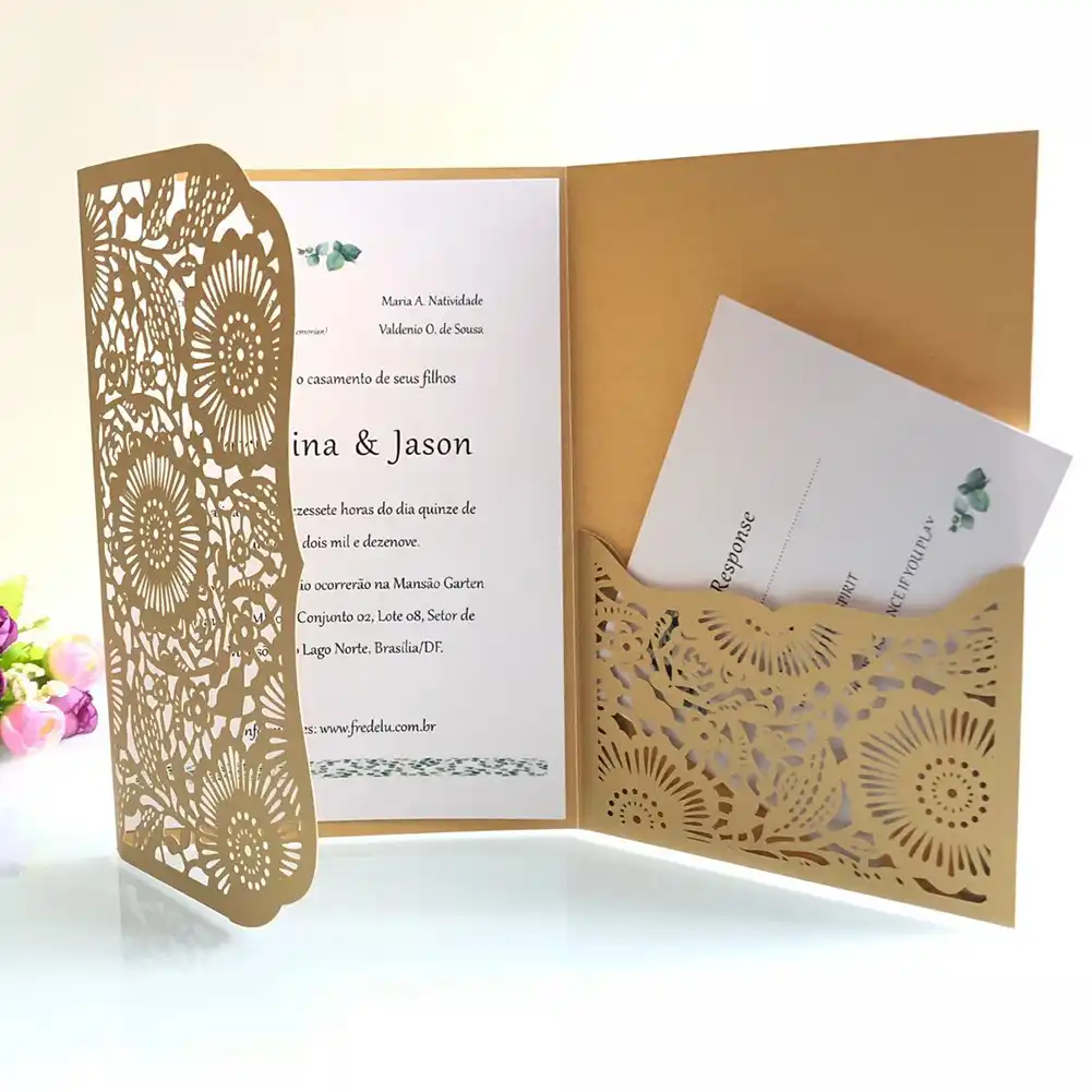 10pcs diy craft stationery hollowed out greeting card delicate