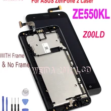 Bloc écran tactile LCD avec châssis de remplacement, 5.5 pouces, pour ASUS ZenFone 2 Laser ZE550KL Z00LD, Original=