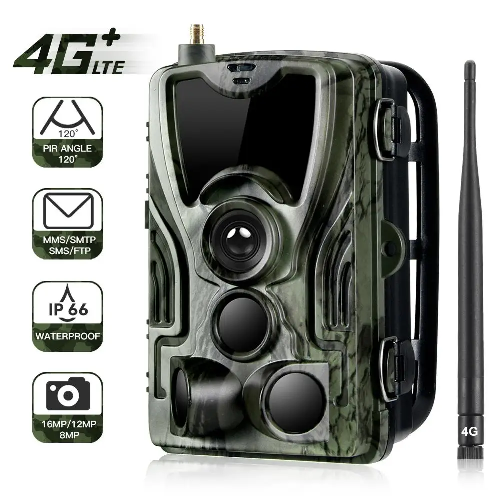HC-801LTE 4G Multifunctional Waterproof Hunting Camera 16MP 64GB Tracking Camera IP65 Trap 0.3 MMS/SMS/SMTP/FTP Field Camera
HC-801LTE 4G Multifunctional Waterproof Hunting Camera 16MP 64GB Tracking Camera IP65 Trap 0.3 MMS/SMS/SMTP/FTP Field Camera