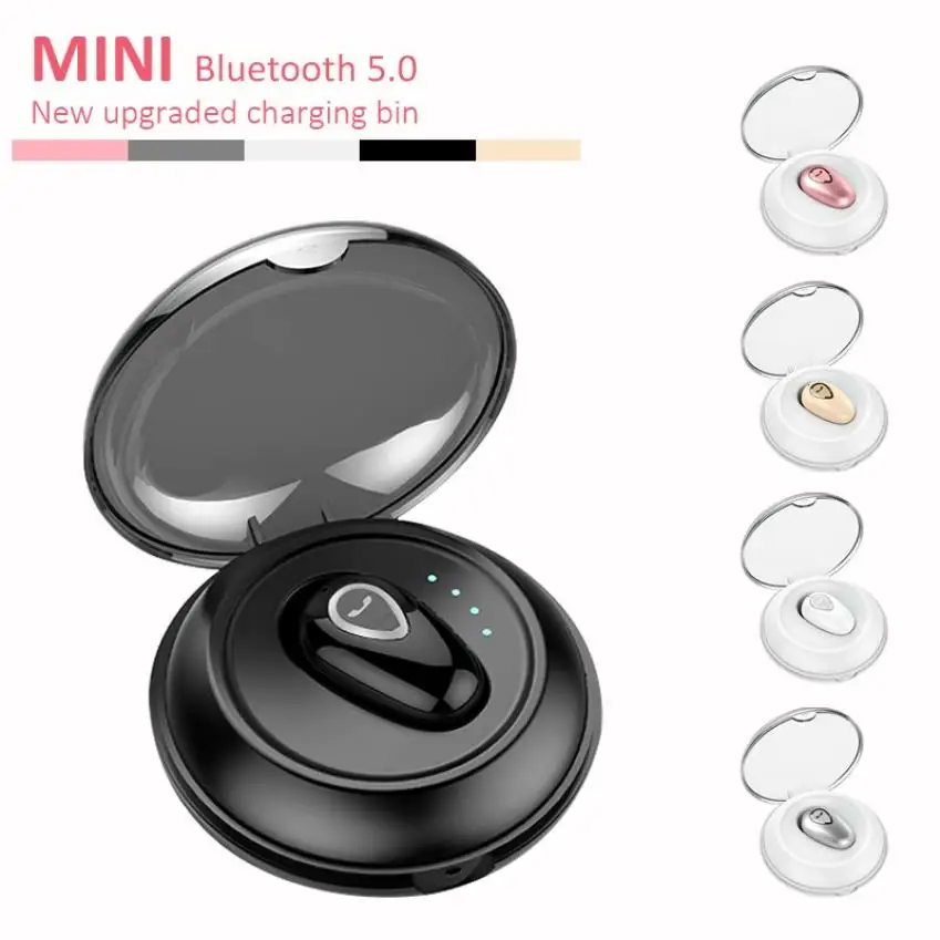 Mini Light Bluetooth 5.0 Headset with New Upgrade Charging Bin Memory Pairing One key Operation Free Control Portable Earphone
Mini Light Bluetooth 5.0 Headset with New Upgrade Charging Bin Memory Pairing One key Operation Free Control Portable Earphone