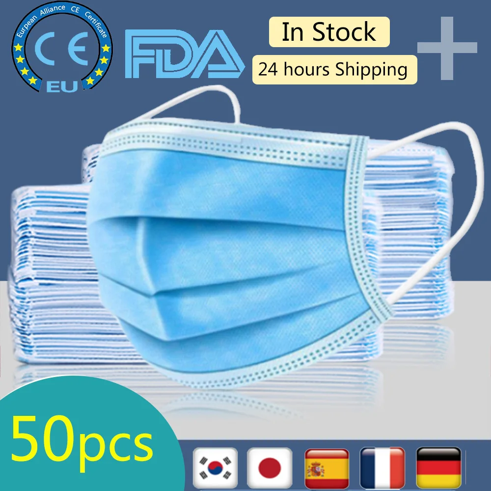 400Pcs 3 Layer Disposable Protective Face Mouth Masks Anti PM2.5 FPP2 Influenza Bacterial Facial Anti Dust-Proof Pollution Masks
400Pcs 3 Layer Disposable Protective Face Mouth Masks Anti PM2.5 FPP2 Influenza Bacterial Facial Anti Dust-Proof Pollution Masks