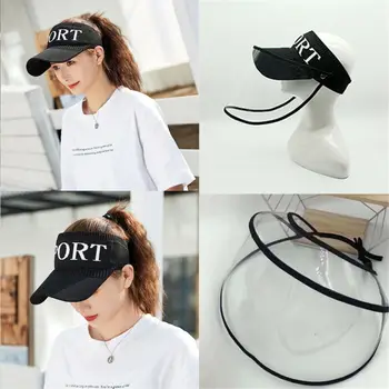 Unisex Visors Anti-splash Masks PVC Lightweight Transparent Anti Flu Epidemic Protection Hat With Mask Cover Anti Sunlight Cap 
Unisex Visors Anti-splash Masks PVC Lightweight Transparent Anti Flu Epidemic Protection Hat With Mask Cover Anti Sunlight Cap