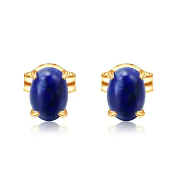 GEM'S BALLET 925 Sterling Silver Classic Vintage Earrings Natural Oval Lapis Lazuli Gemstone Stud Earrings for Women Jewelry
GEM'S BALLET 925 Sterling Silver Classic Vintage Earrings Natural Oval Lapis Lazuli Gemstone Stud Earrings for Women Jewelry