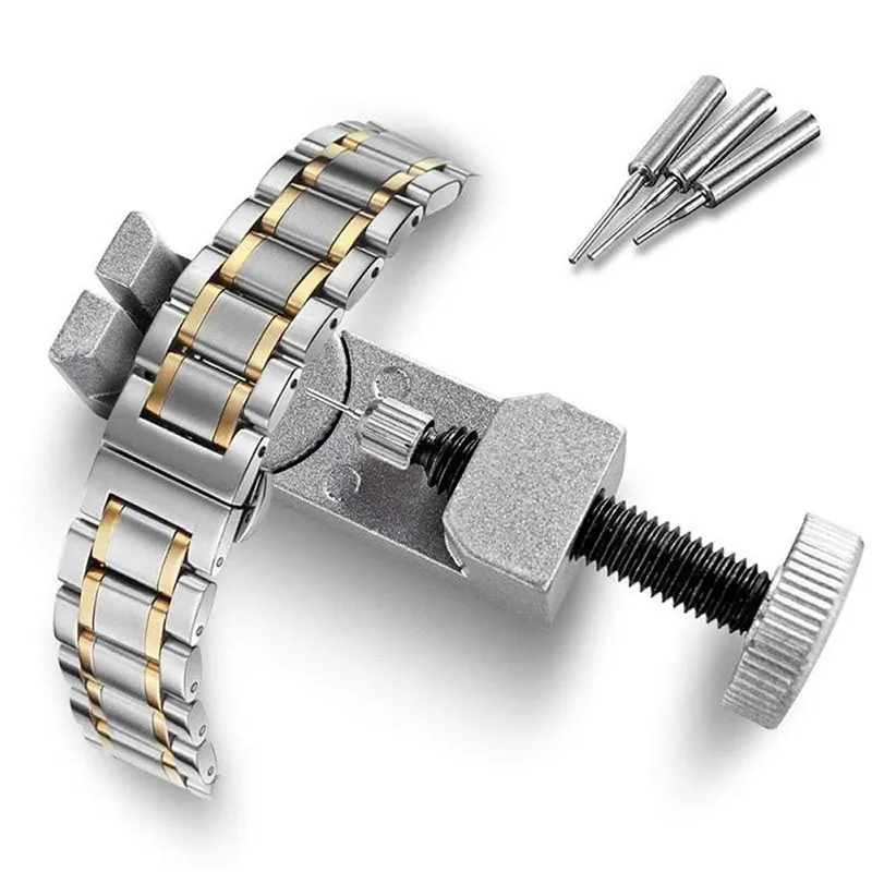 Watch Band Link Adjustable Slit Strap Bracelet Chain Pin Remover Adjuster Repair Tool Kit Detaching Device Kits with Free 3 Pins
Watch Band Link Adjustable Slit Strap Bracelet Chain Pin Remover Adjuster Repair Tool Kit Detaching Device Kits with Free 3 Pins