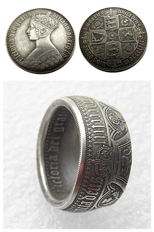 GREAT BRITAIN Victoria 1853 AR Gothic Coin Ring Copper-nickel Alloy Handmade In Sizes 8-16
GREAT BRITAIN Victoria 1853 AR Gothic Coin Ring Copper-nickel Alloy Handmade In Sizes 8-16